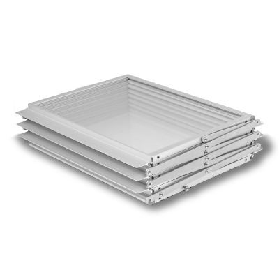 ZICZAC Prospektständer Silver DIN A4